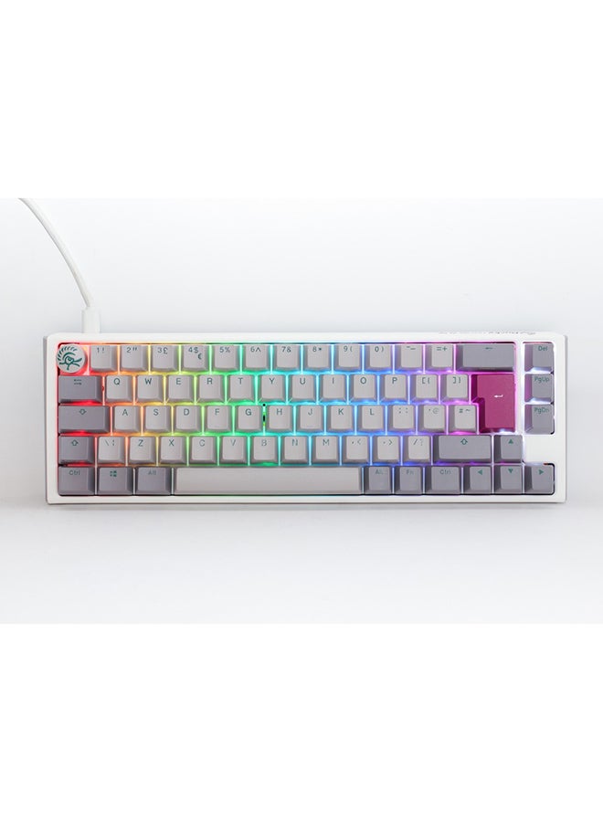Ducky One 3 Mist SF 65% USB RGB Mechanical Gaming Keyboard Cherry  Red Switch