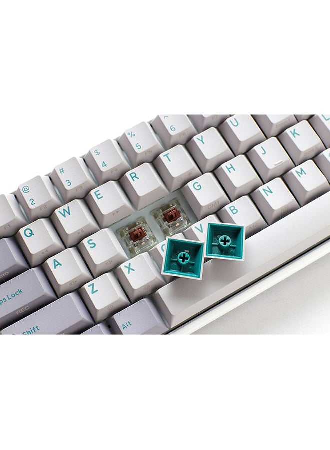 Ducky One 3 Mist Grey Mini 60% Cherry Blue Switch