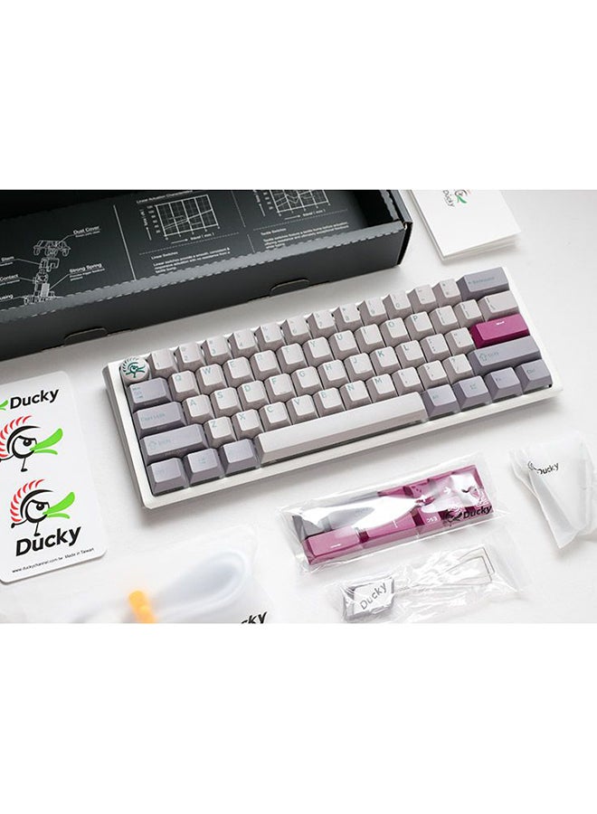 Ducky One 3 Mist Grey Mini 60% Cherry Blue Switch