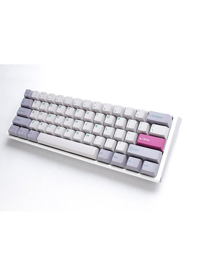 Ducky One 3 Mist Grey Mini 60% Cherry Blue Switch