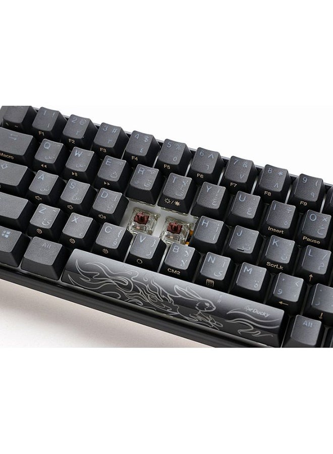 Ducky One 3 Classic Black/White Mini 60% Cherry Brown Switch