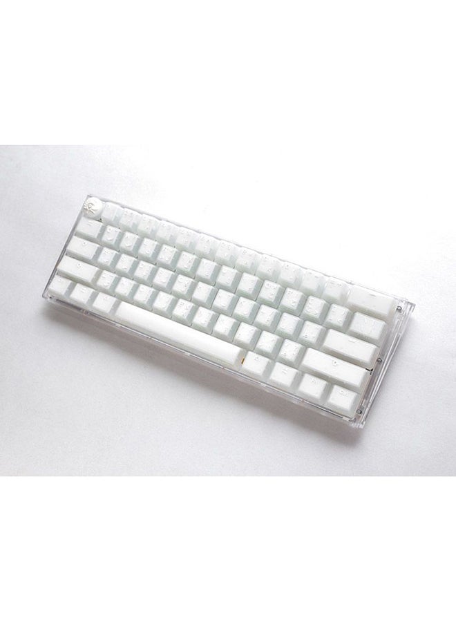 Ducky One 3 Aura White Mini 60% Cherry Brown Switch