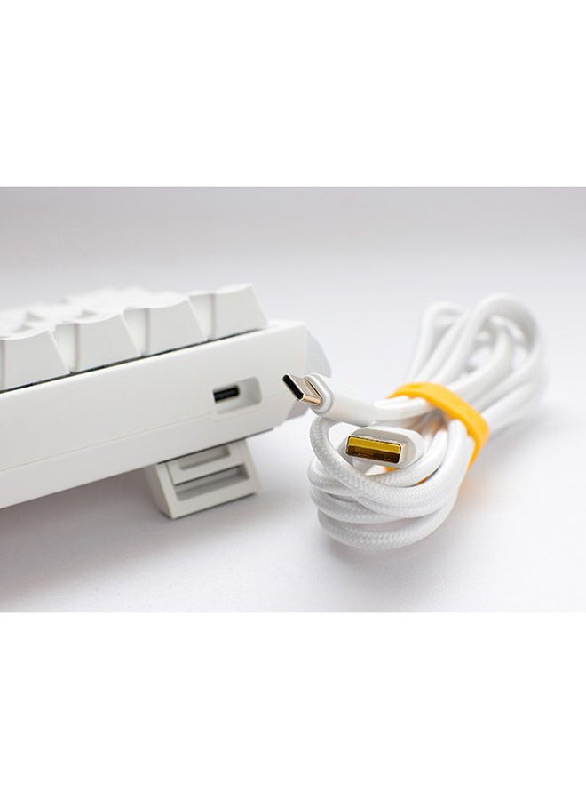 Ducky One 3 Classic Pure White Mini 60% Cherry Blue Switch