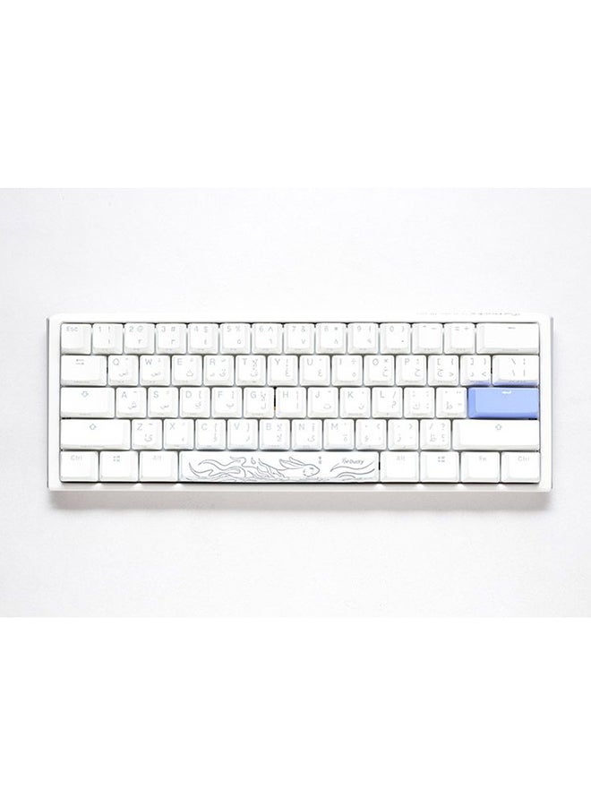 Ducky One 3 Classic Pure White Mini 60% Cherry Blue Switch