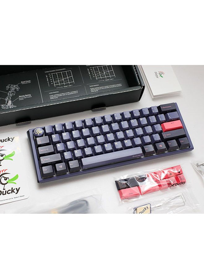 Ducky One 3 Cosmic Blue Mini 60% Cherry Brown Switch