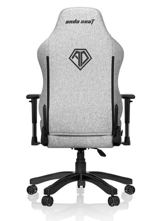 AndaSeat Phantom 3 Gaming Chair, Ergonomic Design, Widened Seat Cushion, Integrated Steel Frame, Up to 160 Degree Recline, Class-4 Gas Piston, PU Smooth & Silent Casters, Grey | ‎AD18Y-06-G-F