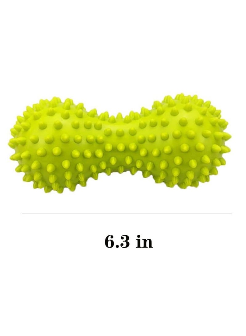 Yoga Massage Ball Fascia Ball Peanut Massage Ball Spiky Massage Lacrosse Balls for Physical Therapy Outdoor and Indoor Fitness Exercise