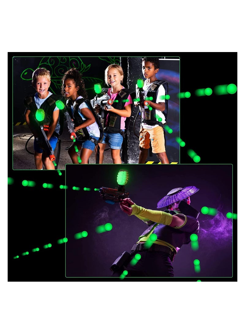 Water Balls Beads Ammo¨C Balls Bullets Made for Eco Friendly (3 Packs+2 Empty Bottles)