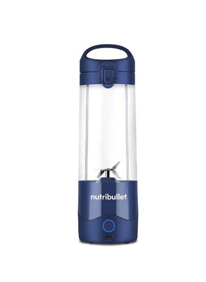 Portable Blender for Protein Shake, Smoothie, Frozen Fruit & Ice, Tritan Plastic, BPA-Free with Handled Sip Lid, USB-C Rechargeable 2200mAh Battery, Dishwasher Safe Parts, 475 ml 100 W BD-BX630A-23 Navy Blue