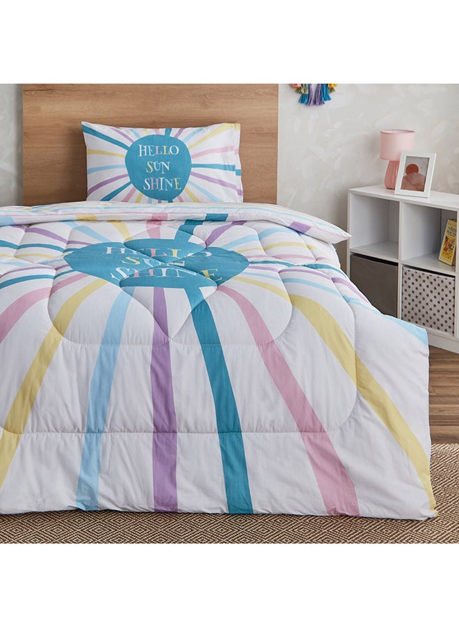 Hermione Hello Sunshine 2-Piece Cotton Twin Comforter Set 220 x 160 cm