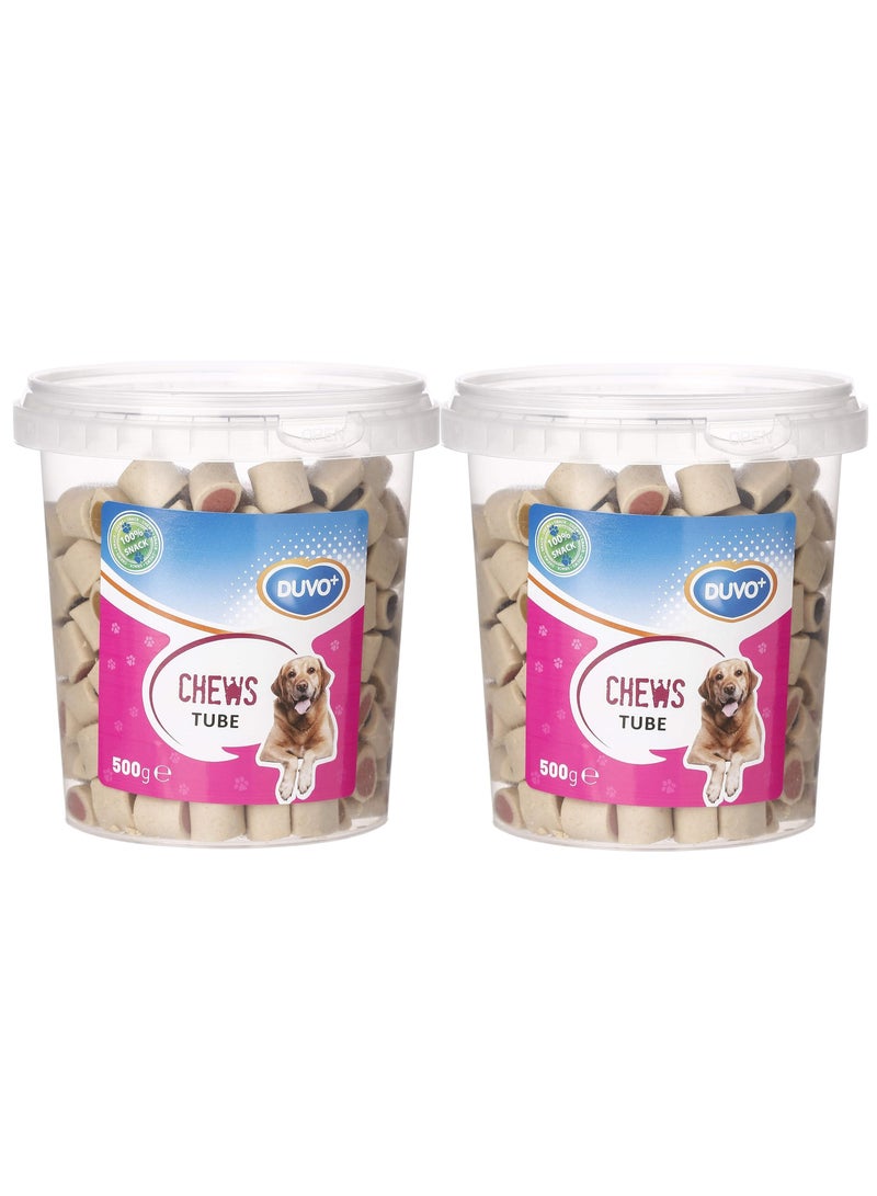 Chews Tube Soft And Perfect For Training And Rewarding For Dogs All Age 2X500g