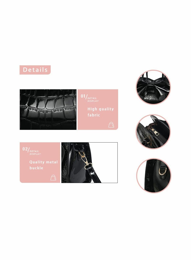 Purses for Women Fashion Handbag Ladies Satchel Bags PU Leather Top Handle Shoulder Tote Bags