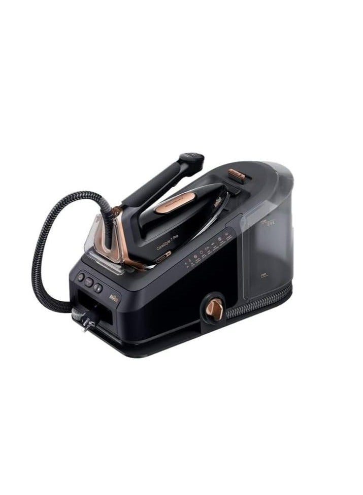 CareStyle 7 Pro Steam Generator Iron with FreeGlide 3D Technology, Smart iCareMode, Ironing, Anti Drip, Detachable 2L Water Tank, Auto-Off, 2 L 2700 W IS7286 Black