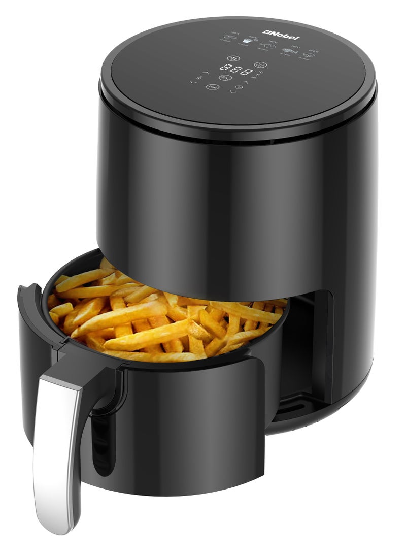 Multifunctional Air Fryer With 6 Preset Programs, Overheat Prevention, Digital Touch With 1-60 Min Timer 2.5 L 1200 W NAF350 Black