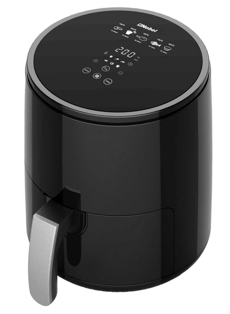 Multifunctional Air Fryer With 6 Preset Programs, Overheat Prevention, Digital Touch With 1-60 Min Timer 2.5 L 1200 W NAF350 Black