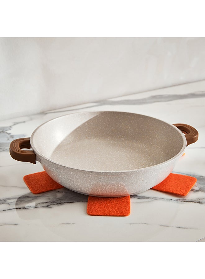 La Natura Shallow Induction Casserole with Trivet 36 x 7 x 28 cm