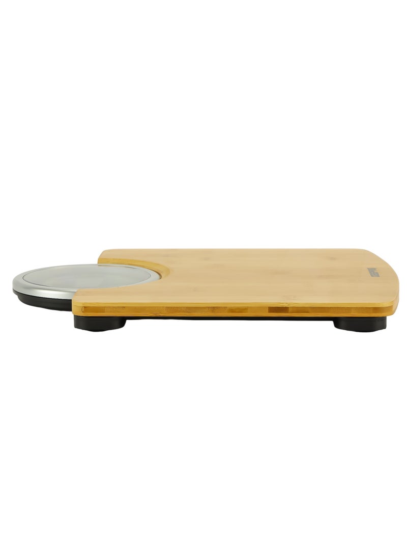 Electronic Personal Scale - GBS46529 With Digital Display, Bamboo Platform, Maximum Weight Of 180 Kg/396LB