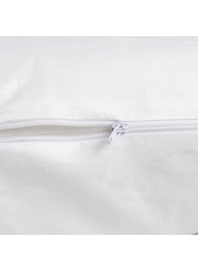 U-Shaped Multifunctional, Elegant Maternity Pillow Women’s Side Sleeping White Cotton 80 x 120cm