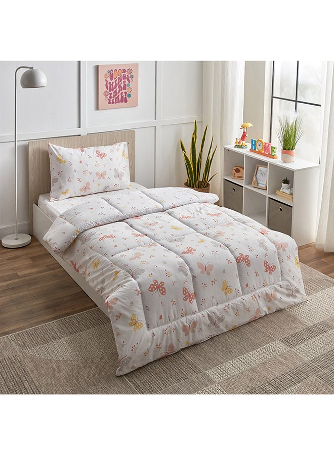 Flutterby Wonderland Kapas 2-Piece Cotton Single Comforter Set 135 x 220 cm