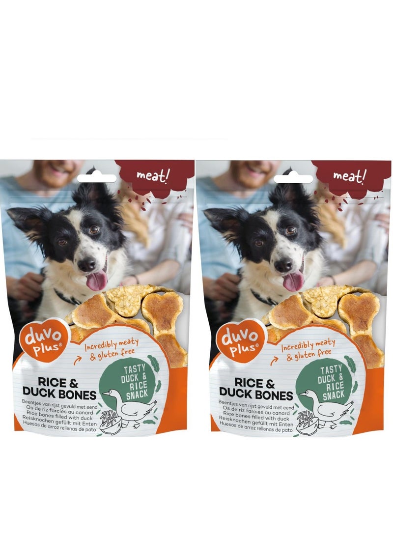Delicious Meat Rice Bones With Duck For Dogs 2X140g