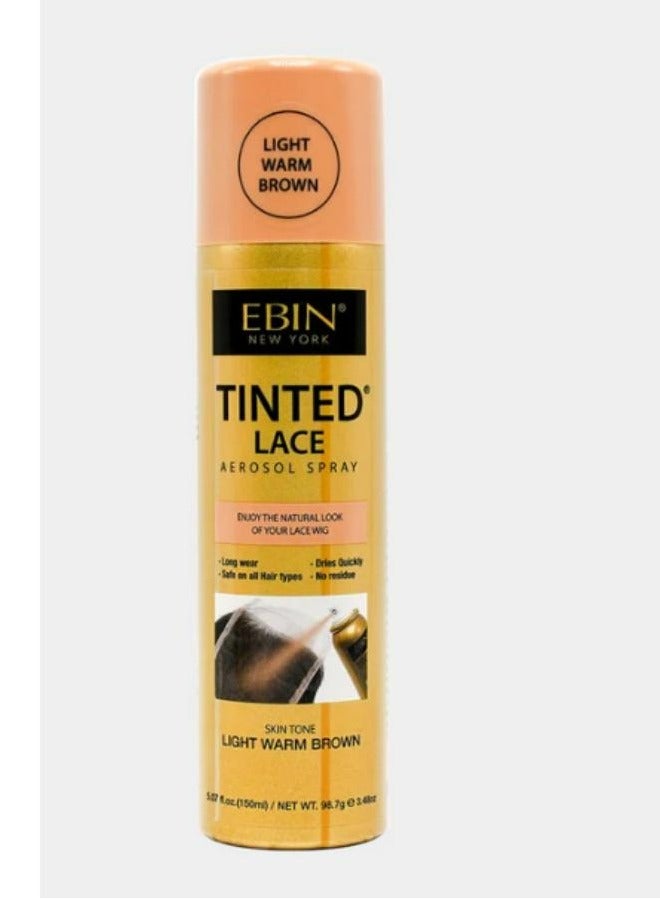 TINTED LACE AEROSOL SPRAY-LIGHT WARM BROWN 150 ML