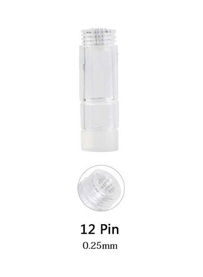 Hydra Pen H2 Needle Cartridges 10 Pieces 12 Pins 0.25Mm Needle Nano-Hr Nano-Hs Cartridge Hyaluronic Needle Original Hydrapen Microneedles Classisc 100ml