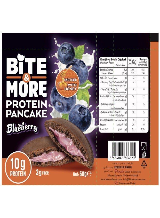 Bite & More Protein Pancake bluenerry Box of 12