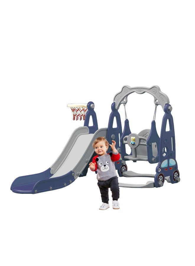 3 In 1 Plastic Children Toys Baby Indoor Kids Slide And Swing For Home