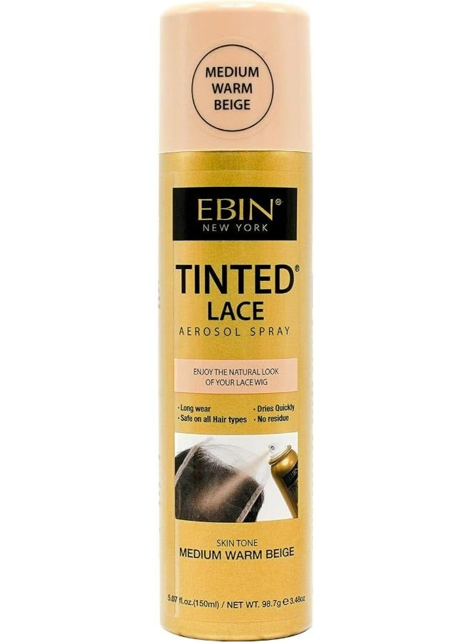 Tinted Lace Aerosol Spray – Medium Warm Beige 150 ML