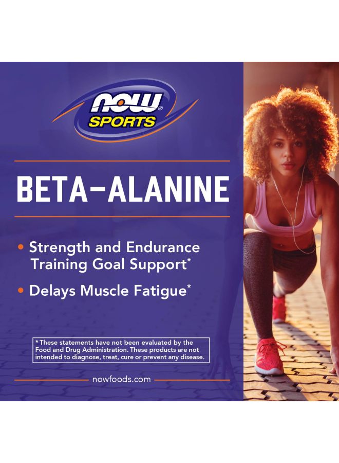 Now Foods Beta-Alanine Dietary Supplement 120 Veg Capsules