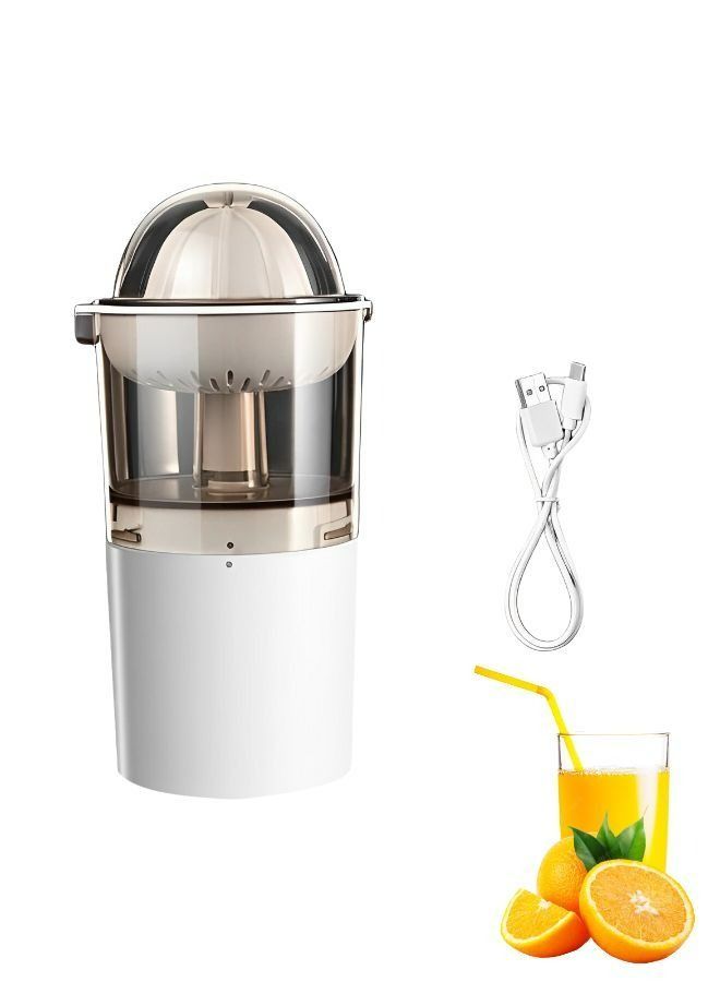 Portable Electric Juicer Blender Mini Fruit Mixers Juicer Cup Personal Blender USB Rechargeable Fruit Extractors White