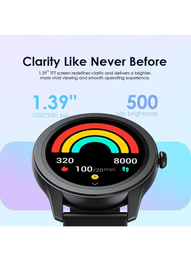 Watch 2R OSW-30 Smart Watch With  Silicone Strap Black