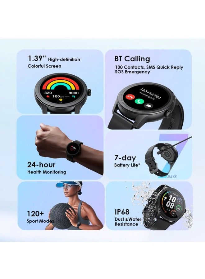 Watch 2R OSW-30 Smart Watch With  Silicone Strap Black