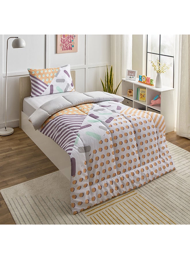 Playland Whimsical Kapas 2-Piece Cotton Single Comforter Set 220 x 135 cm