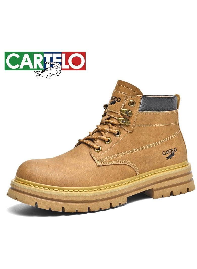 Men's High Top Outdoor  Casual Shoes Martin Boots