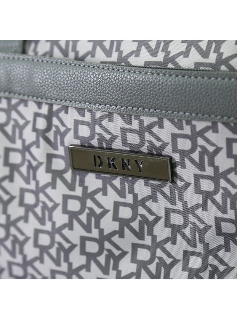 Dkny Vintage Signature Wheels Duffle Bag for Unisex | Ultra Lightweight Wheels 2 Color Ash Blue