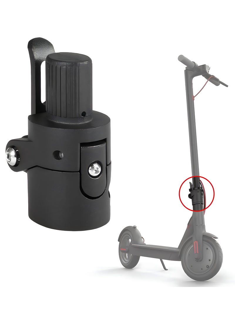 Electric Scooter Folding Pole Base, Electric Scooter Replacement Part Accessory for Xiaomi M365  Black