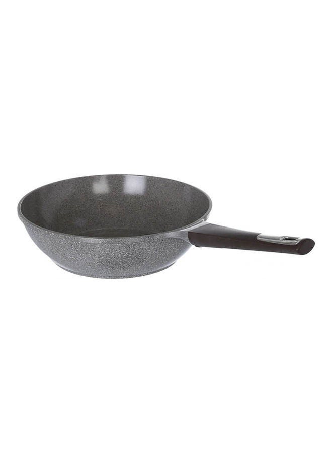 Mitra Granite Wok Frying Pan Grey 26cm