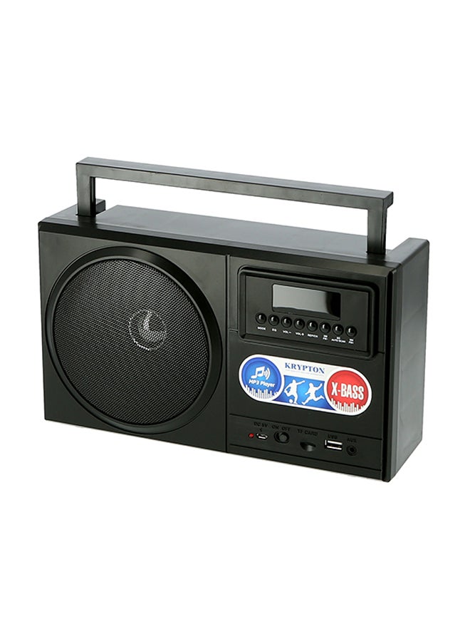 Rechargeable Radio KNR5368 black