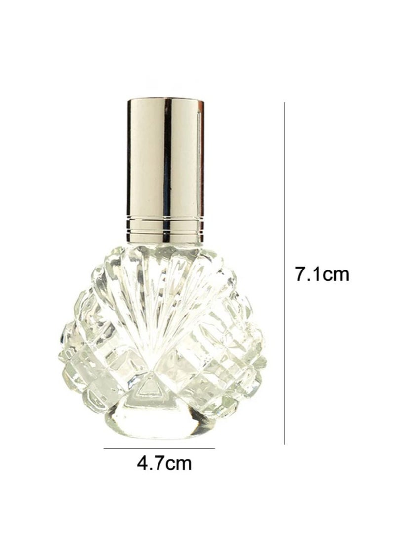 6 Reusable Perfume Spray Fine Mist Spray Perfume Bottles Empty Travel Cosmetics Container 15ml