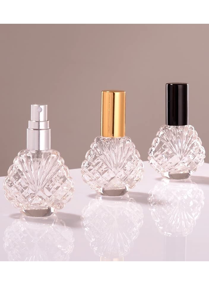 6 Reusable Perfume Spray Fine Mist Spray Perfume Bottles Empty Travel Cosmetics Container 15ml