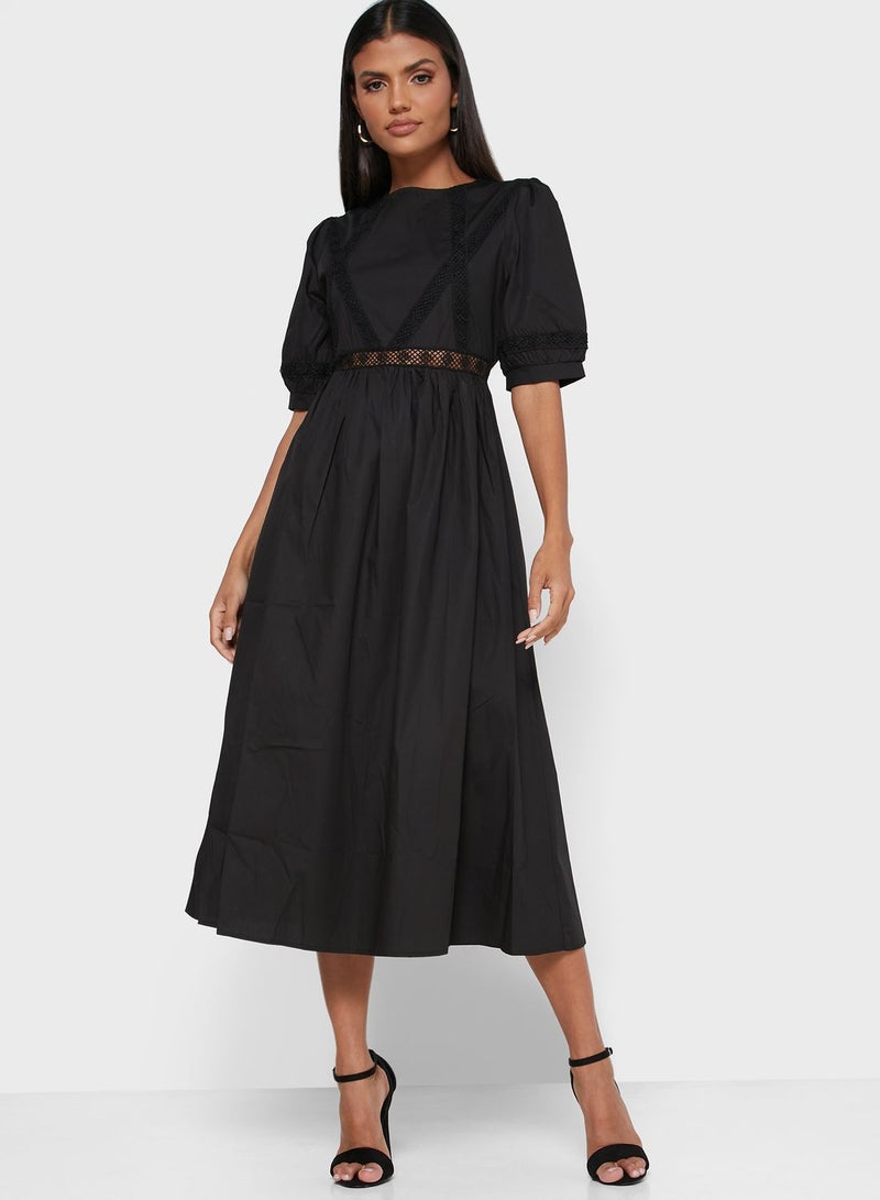 Embroidered Detailed Dress