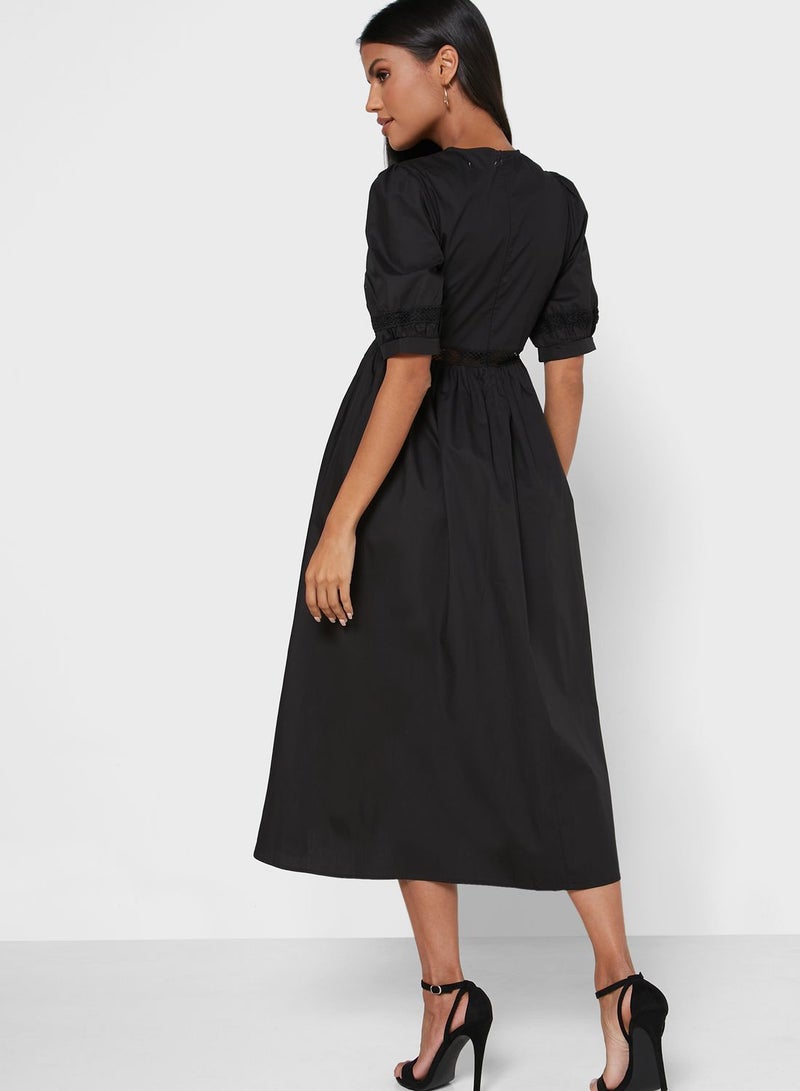 Embroidered Detailed Dress