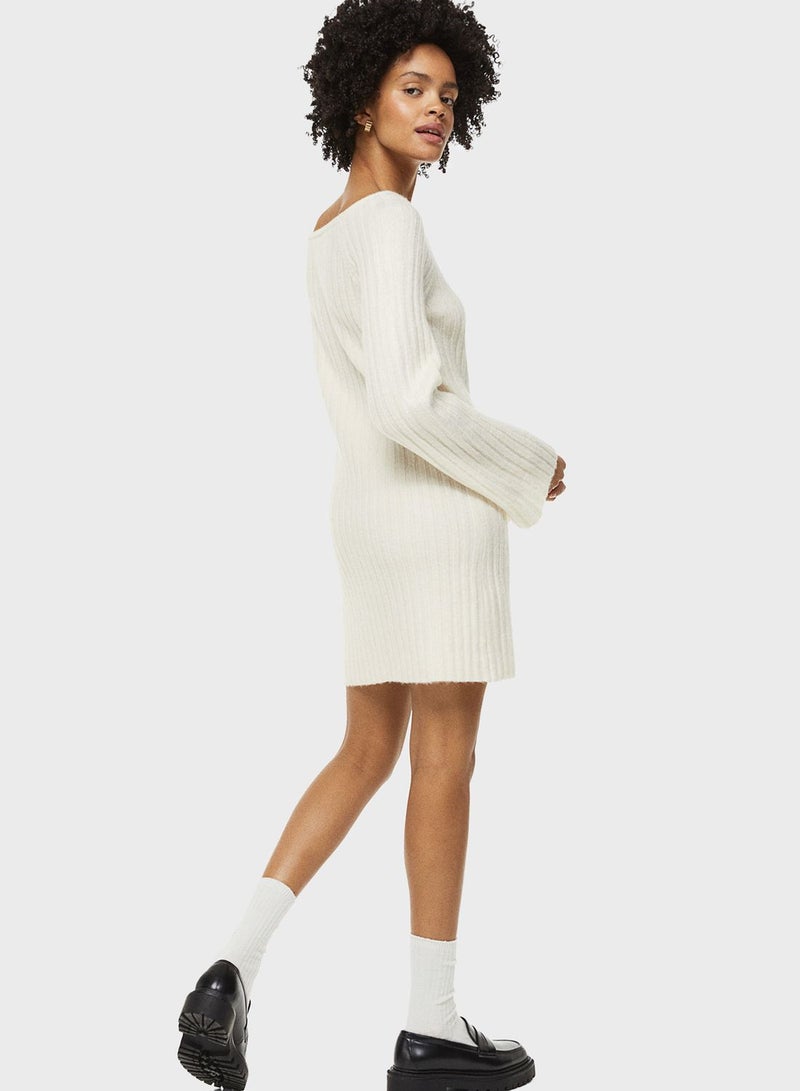 Ribbed Knit Dress
