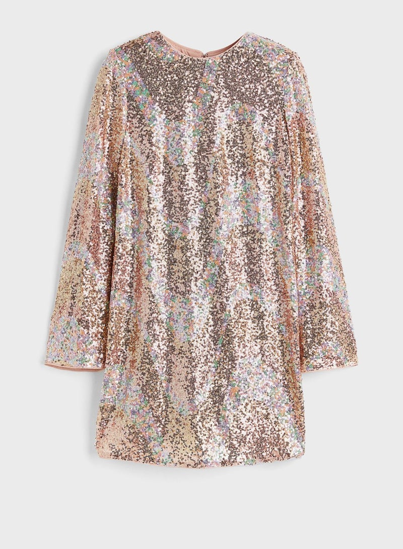 Sequin Mini Dress