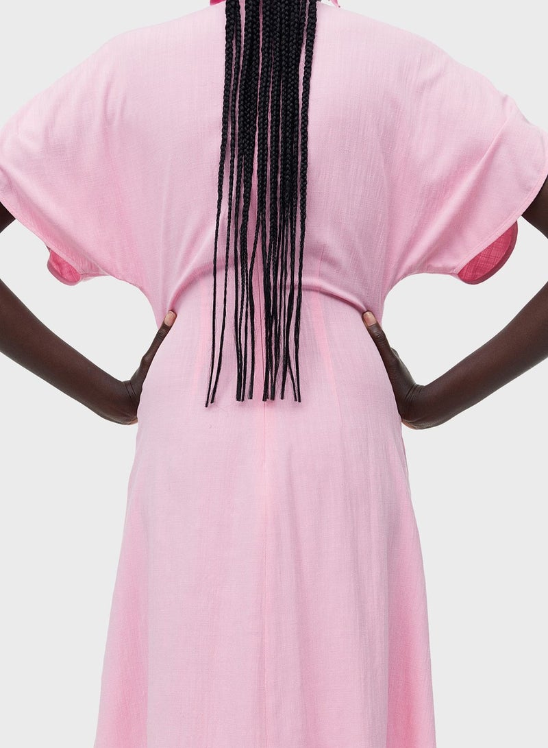 Ruched Detail Dress