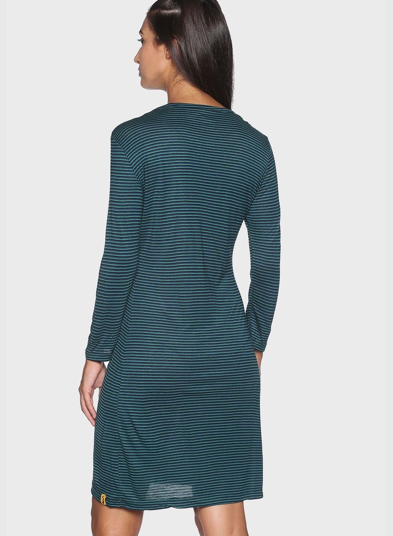 Boat Neck Bodycon Dress