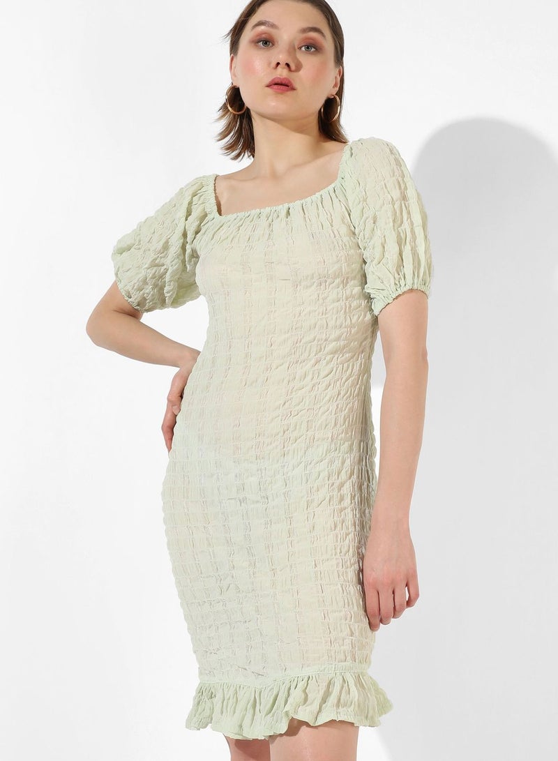 Women's Textured Casual Dress