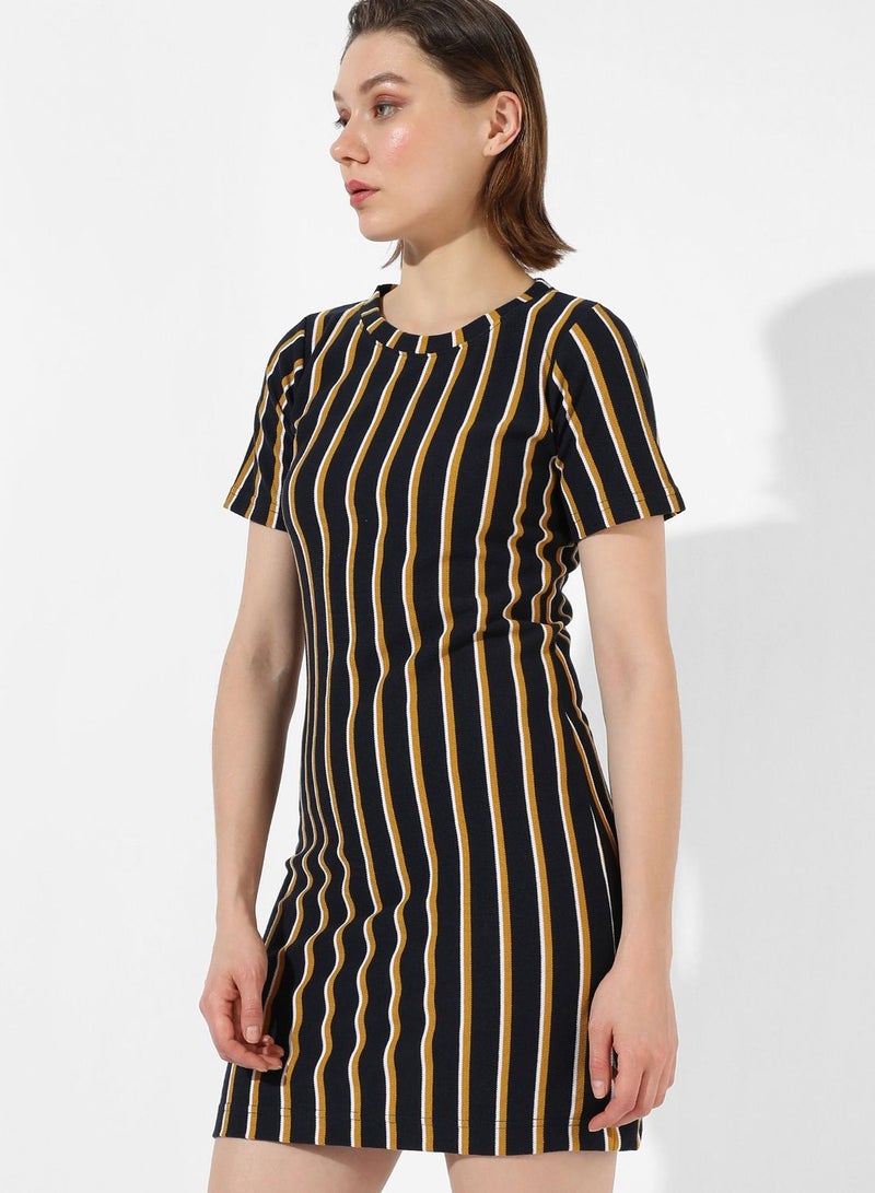 Women's Striped Casual Dress