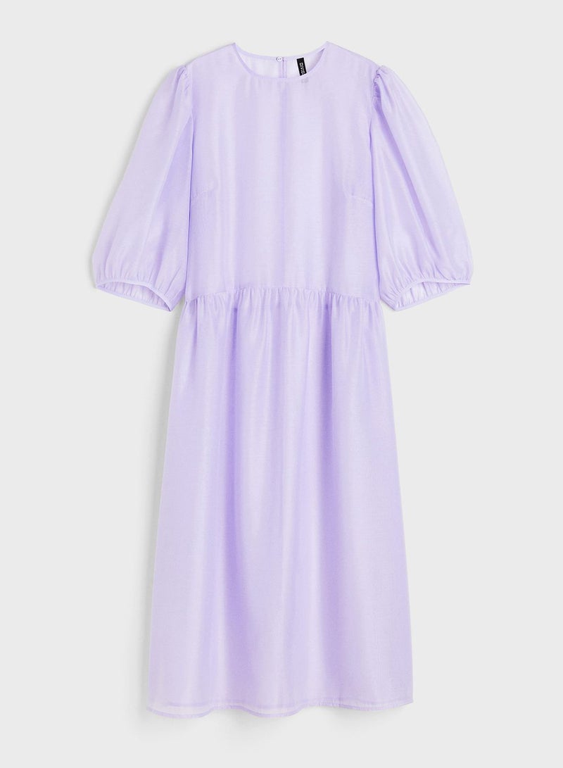 Lavender Chiffon Dress